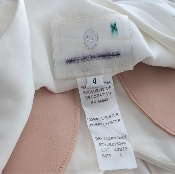 Watters & Watters - Linden Gown - Ivory - 4 - Picture 7 of 8